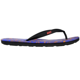 Nike Solarsoft Thong Ii Print M 511365-064 diák fekete ibolya Nike Solarsoft Thong Ii Print M 511365-064 diák fekete ibolya