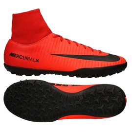 Nike MercurialX Victory Vi Df Tf M 903614-616 futballcipő piros piros