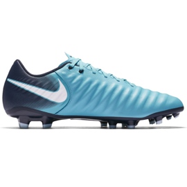 Nike Tiempo Ligera Iv Fg M 897744-414 futballcipő kék Nike Tiempo Ligera Iv Fg M 897744-414 futballcipő kék