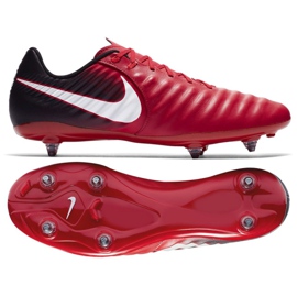 Nike Tiempo Ligera Iv Sg M 897745-616 futballcipő piros piros Nike Tiempo Ligera Iv Sg M 897745-616 futballcipő piros piros