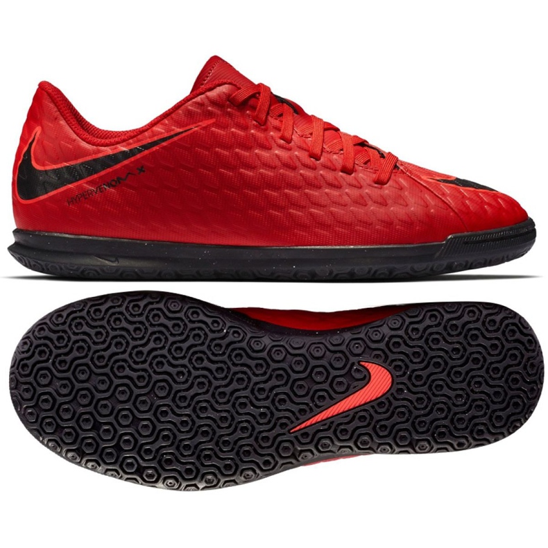 Beltéri cipő Nike HypervenomX Phade Iii Ic Jr 852583-616 piros piros