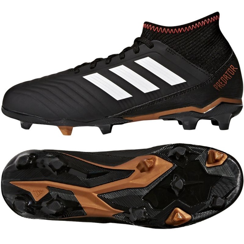 Adidas Predator 18.3 FG Jr CP9010 futballcipő fekete