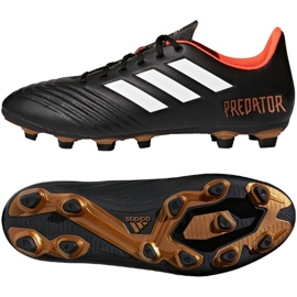 Adidas Predator 18.4 FxG M CP9265 futballcipő fekete fekete