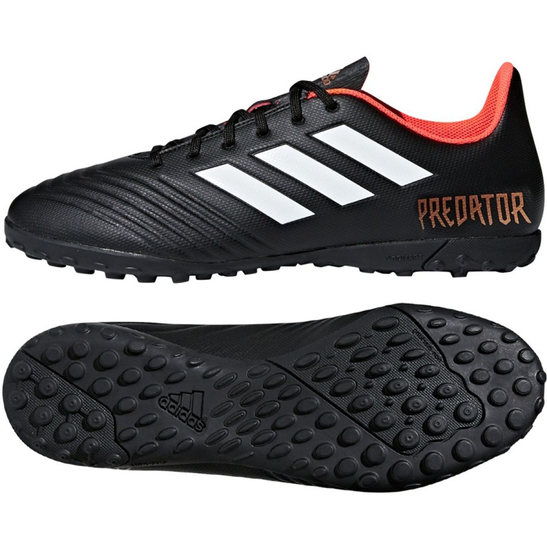 Adidas Predator Tango 18.4 Tf CP9272 futballcipő fekete fekete