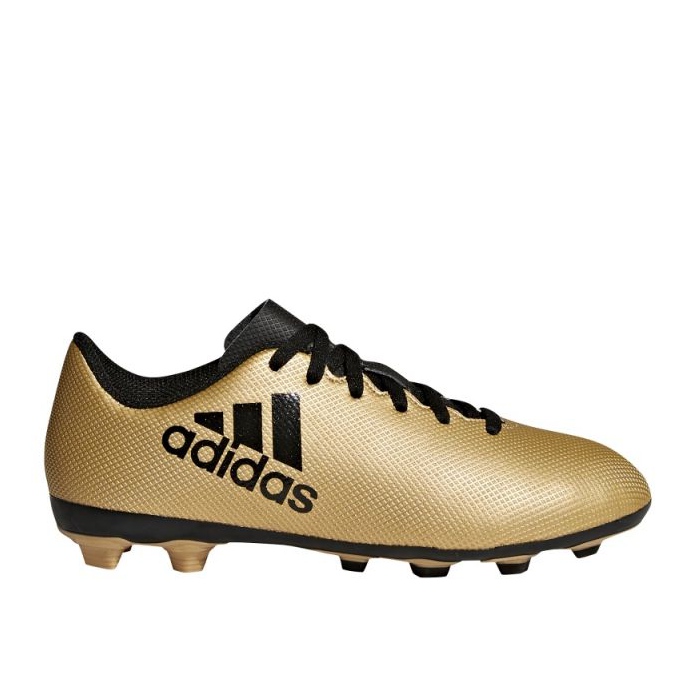 Adidas X 17.4 FxG Jr CP9013 futballcipő aranysárga