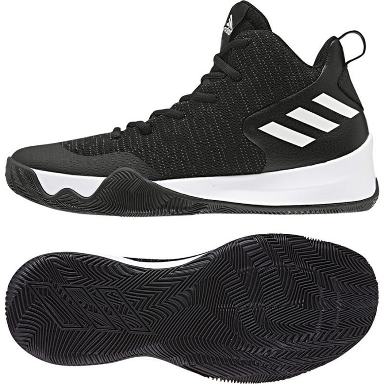 Adidas Explosive Flash kosárlabdacipő fekete