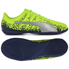 Puma Evo Power Vigor 4 Graph It Jr 104467 02 futballcipő sárga sokszínű