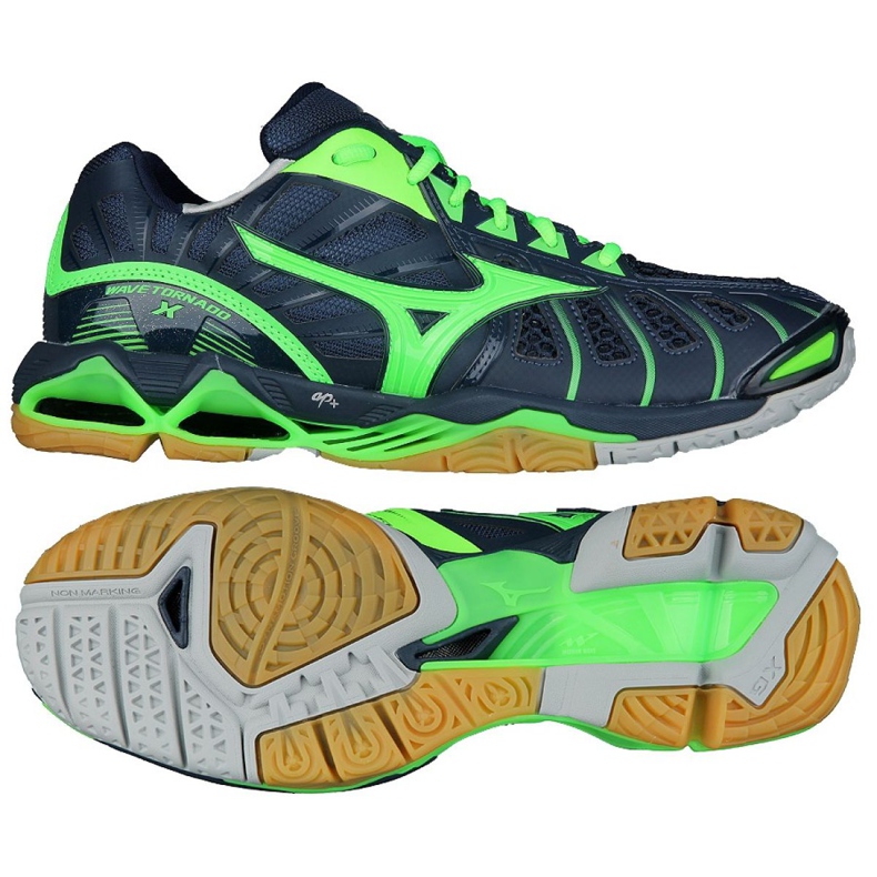 Mizuno Wave Tornado XM V1GA161236 röplabda cipő sokszínű sötétkék