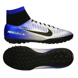 Nike MercurialX Victory Vi Neymar Df Tf M 921514-407 futballcipő zöld, kék, szürke / ezüst kék