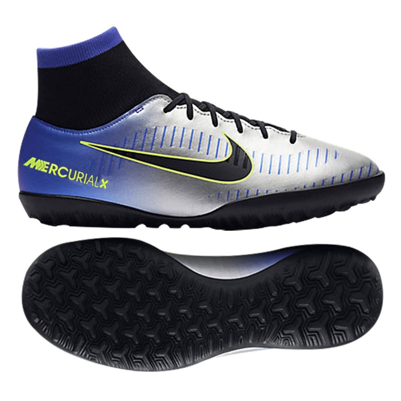 Nike MercurialX Jr Victory Vi Neymar Df Tf 921492-407 cipő sokszínű szürke