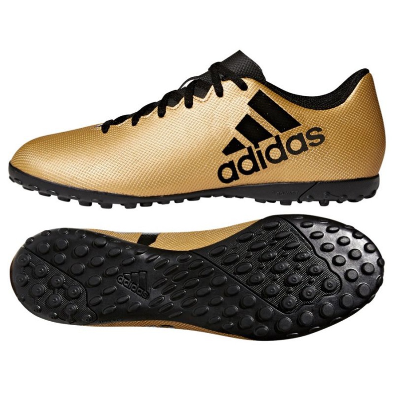 Adidas X Tango 17.4 Tf M CP9146 futballcipő aranysárga aranysárga Adidas X Tango 17.4 Tf M CP9146 futballcipő aranysárga aranysárga