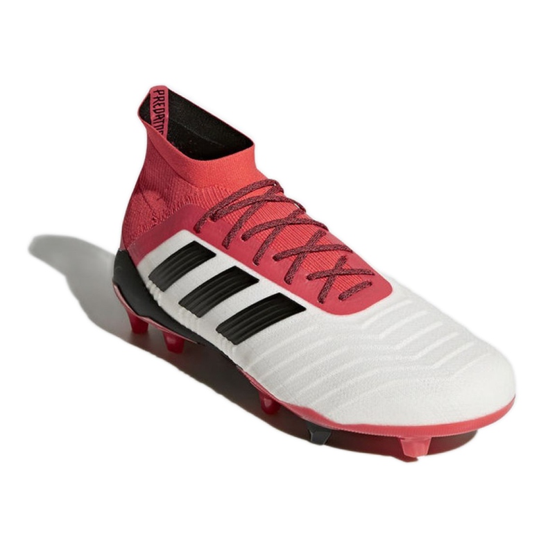 Adidas Predator 18.1 Fg M CM7410 futballcipő fehér fehér