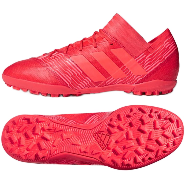 Adidas Nemeziz Tango 17.3 Tf M CP9100 futballcipő piros piros Adidas Nemeziz Tango 17.3 Tf M CP9100 futballcipő piros piros