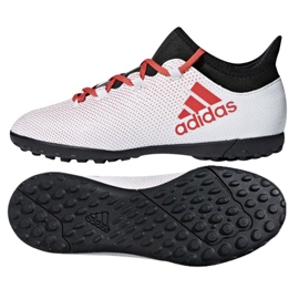 Adidas X Tango 17.3 Tf Jr CP9025 futballcipő fehér fehér