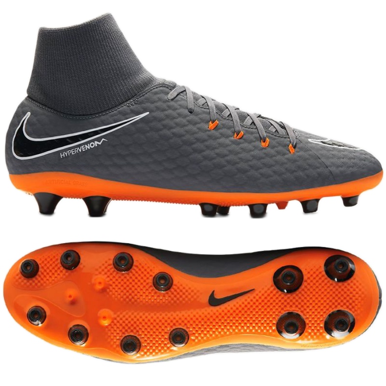 Nike Hypervenom Phantom 3 futballcipő szürke