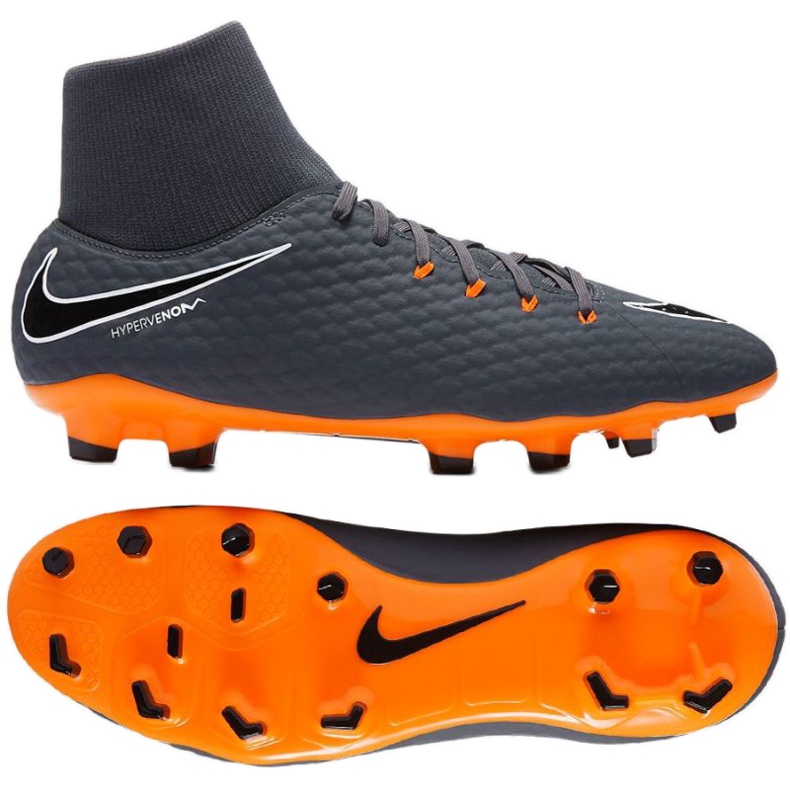 Nike Hypervenom Phantom 3 futballcipő szürke