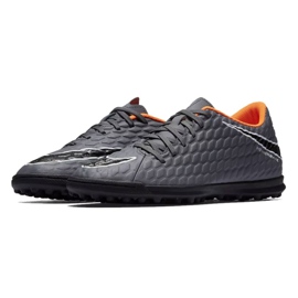 Nike Hypervenom PhantomX 3 Club Tf M AH7281-081 futballcipő szürke szürke
