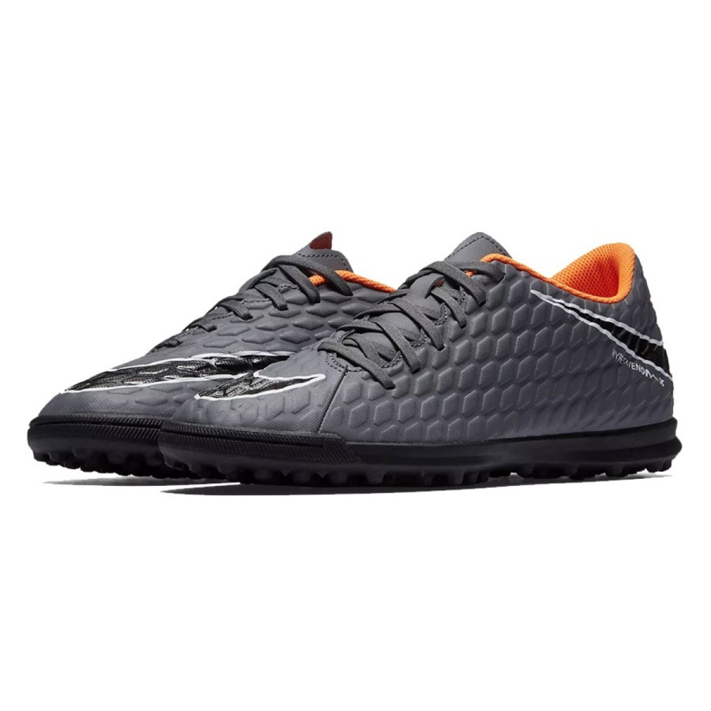 Nike Hypervenom PhantomX 3 Club Tf M AH7281-081 futballcipő szürke szürke