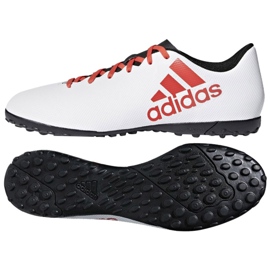 Adidas X Tango 17.4 Tf Jr CP9044 futballcipő sokszínű fehér Adidas X Tango 17.4 Tf Jr CP9044 futballcipő sokszínű fehér