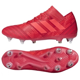 Adidas Nemeziz 17.1 Sg M CP8944 futballcipő piros piros Adidas Nemeziz 17.1 Sg M CP8944 futballcipő piros piros