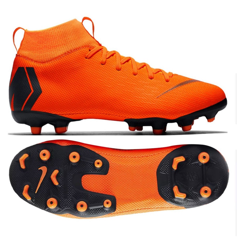 Nike Mercurial Superfly 6 Academy Gs Mg Jr AH7337-810 futballcipő sokszínű narancssárga