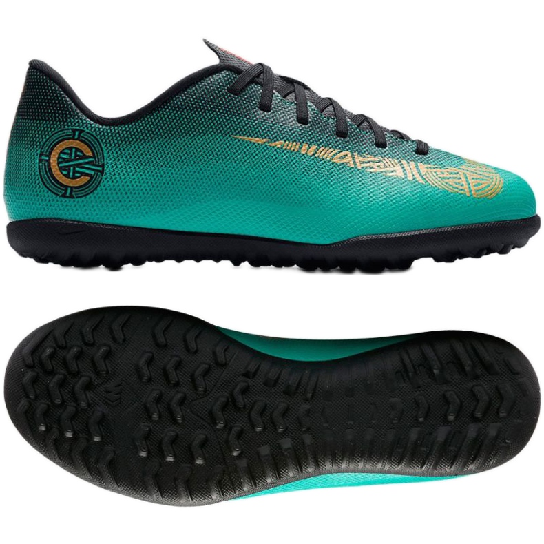 Nike Mercurial Vaporx 12 futballcipő zöld Nike Mercurial Vaporx 12 futballcipő zöld