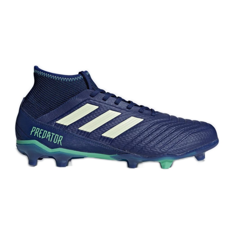 Adidas Predator 18.3 Fg M CP9304 futballcipő kék kék Adidas Predator 18.3 Fg M CP9304 futballcipő kék kék