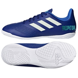 Adidas Predator Tango 18.4 In Jr CP9104 beltéri cipő kék kék