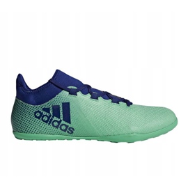 Belső cipő adidas X Tango 17.3 In M CP9142 türkizkék zöld