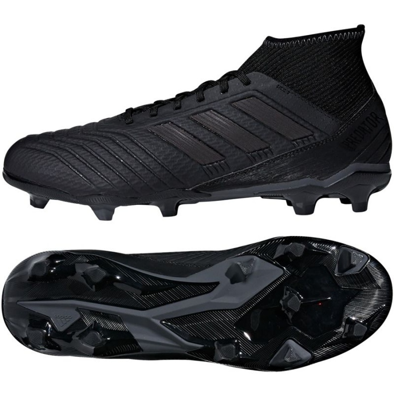 Adidas Predator 18.3 Fg M CP9303 futballcipő fekete fekete