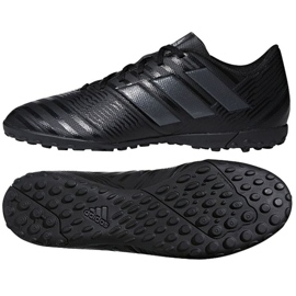 Adidas Nemeziz Tango 17.4 Tf M CP9061 futballcipő fekete fekete