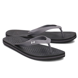 Under Armour AtlanticDune M 1252506-004 papucs fekete szürke Under Armour AtlanticDune M 1252506-004 papucs fekete szürke