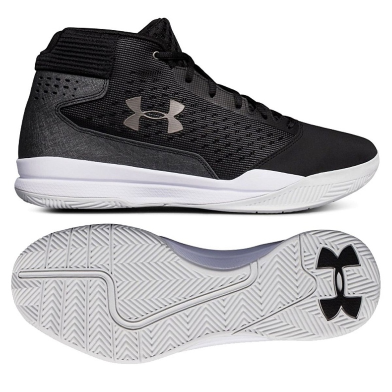 Kosárlabda cipő Under Armour Jet Mid M 3020224-001 fekete fekete