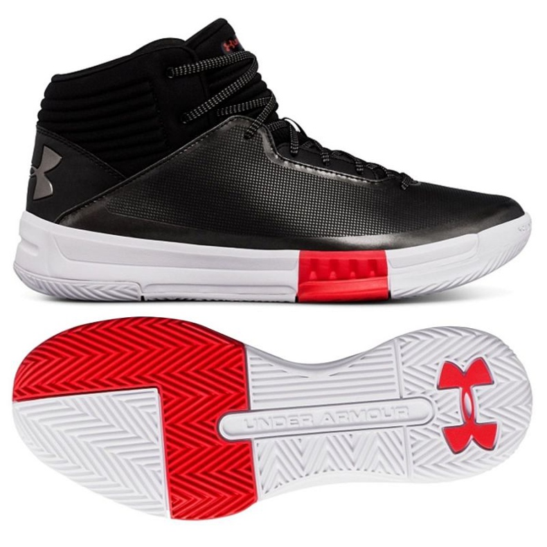 Under Armour Lockdown 2 kosárlabdacipő fekete