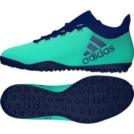 Adidas X Tango 17.4 Tf M CP9137 futballcipő zöld zöld