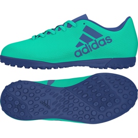 Adidas X Tango 17.4 Tf Jr CP9045 futballcipő zöld zöld