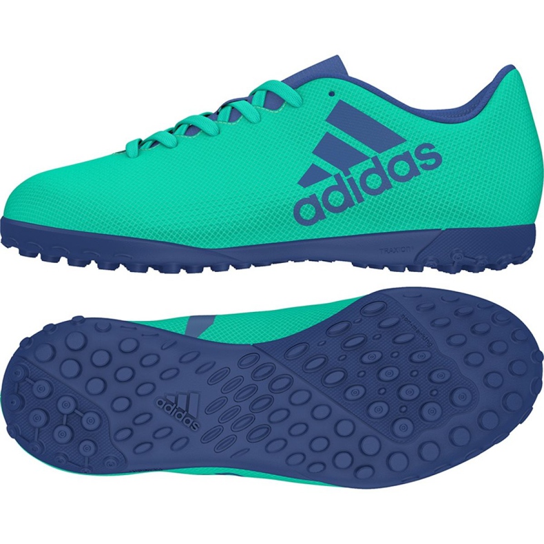 Adidas X Tango 17.4 Tf Jr CP9045 futballcipő zöld zöld