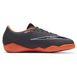 Nike Hypervenom PhantomX 3 Academy IC JR AH7295-081-S futballcipő szürke Nike Hypervenom PhantomX 3 Academy IC JR AH7295-081-S futballcipő szürke