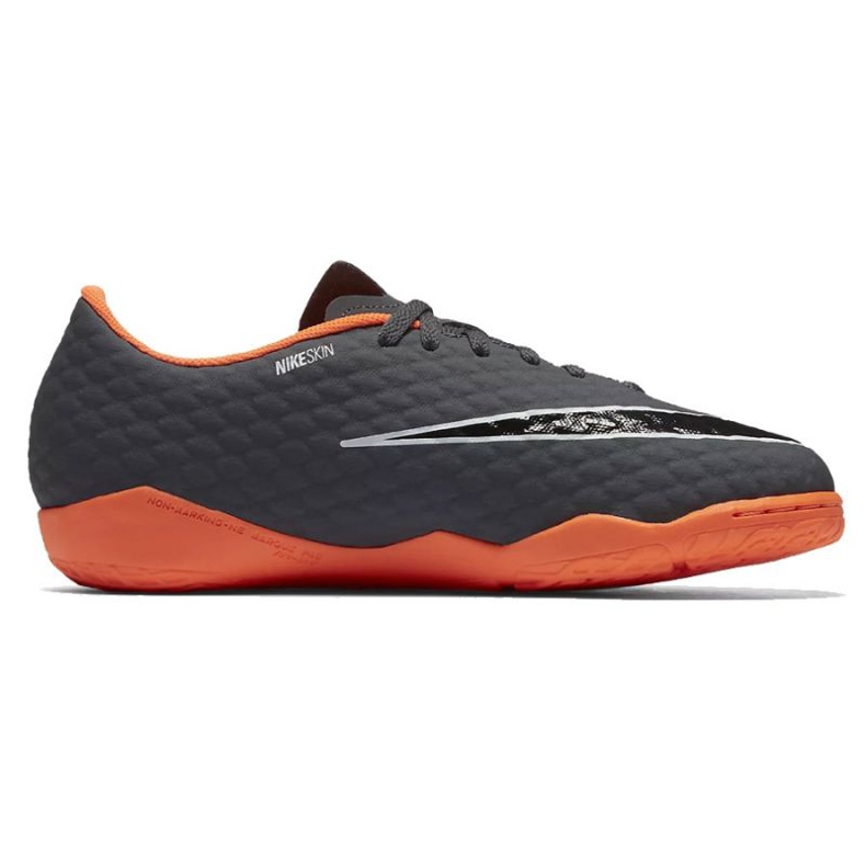 Nike Hypervenom PhantomX 3 Academy IC JR AH7295-081-S futballcipő szürke