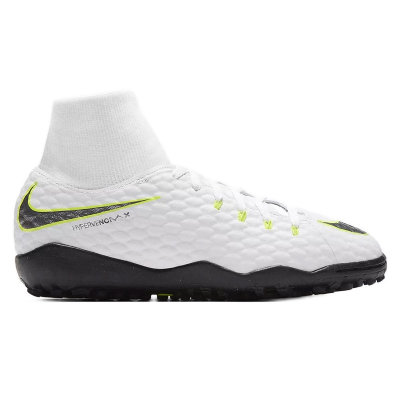 Nike Hypervenom PhantomX 3 Academy Df Tf Jr AH7293-107 futballcipő fehér fehér