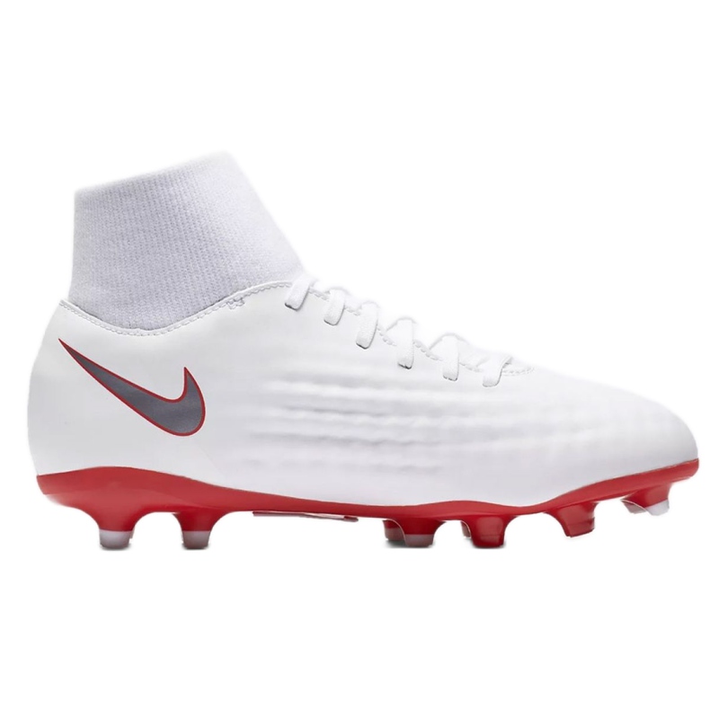 Nike Magista Obra 2 Academy Df Fg Jr AH7313-107 futballcipő sokszínű fehér