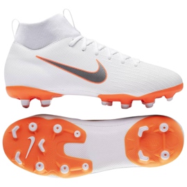 Nike Mercurial Superfly 6 Academy Gs Mg Jr AH7337-107 futballcipő sokszínű fehér