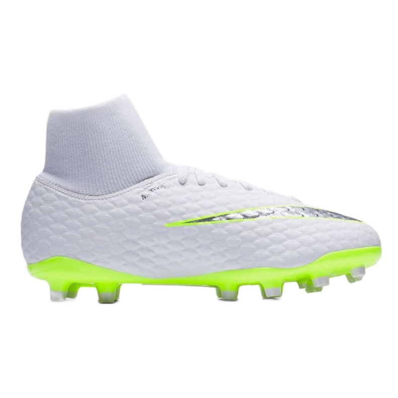 Nike Hypervenom Phantom 3 Academy Df Fg Jr AH7287-107 futballcipő fehér fehér Nike Hypervenom Phantom 3 Academy Df Fg Jr AH7287-107 futballcipő fehér fehér