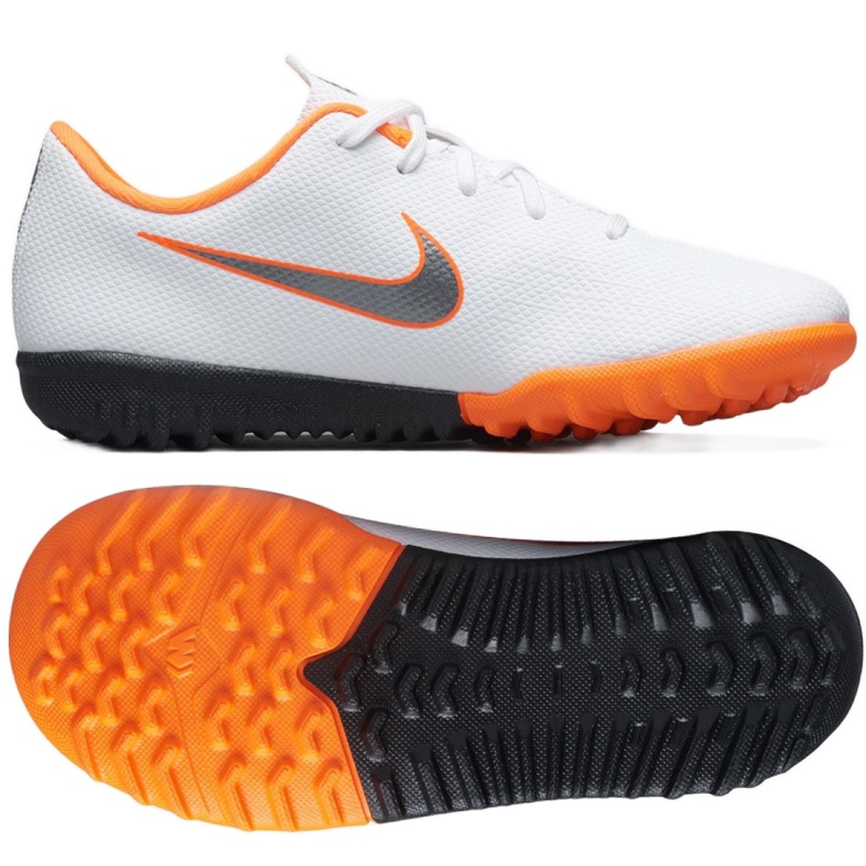 Nike Mercurial VaporX 12 Academy Tf Jr AH7353-107 futballcipő sokszínű fehér