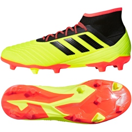 Adidas Predator 18.2 Fg M DB1997 futballcipő sokszínű sárga