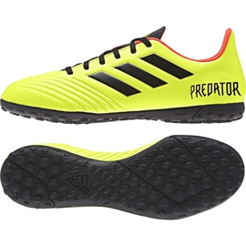 Adidas Predator Tango 18.4 Tf M DB2141 futballcipő sokszínű sárga Adidas Predator Tango 18.4 Tf M DB2141 futballcipő sokszínű sárga