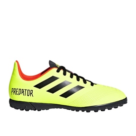 Adidas Predator Tango 18.4 Tf Jr DB2340 futballcipő sárga sárga Adidas Predator Tango 18.4 Tf Jr DB2340 futballcipő sárga sárga
