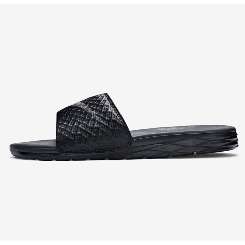 Nike Benassi Solarsoft Slide 705474-091 papucs fekete