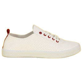 Kylie Áttört kötött cipők fehér Kylie Áttört kötött cipők fehér