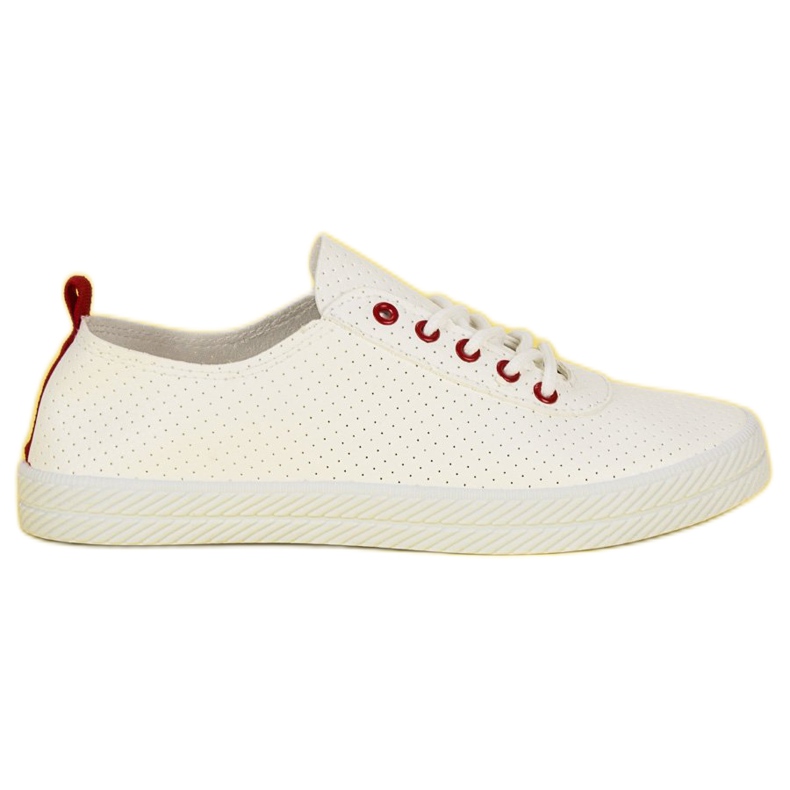 Kylie Áttört kötött cipők fehér